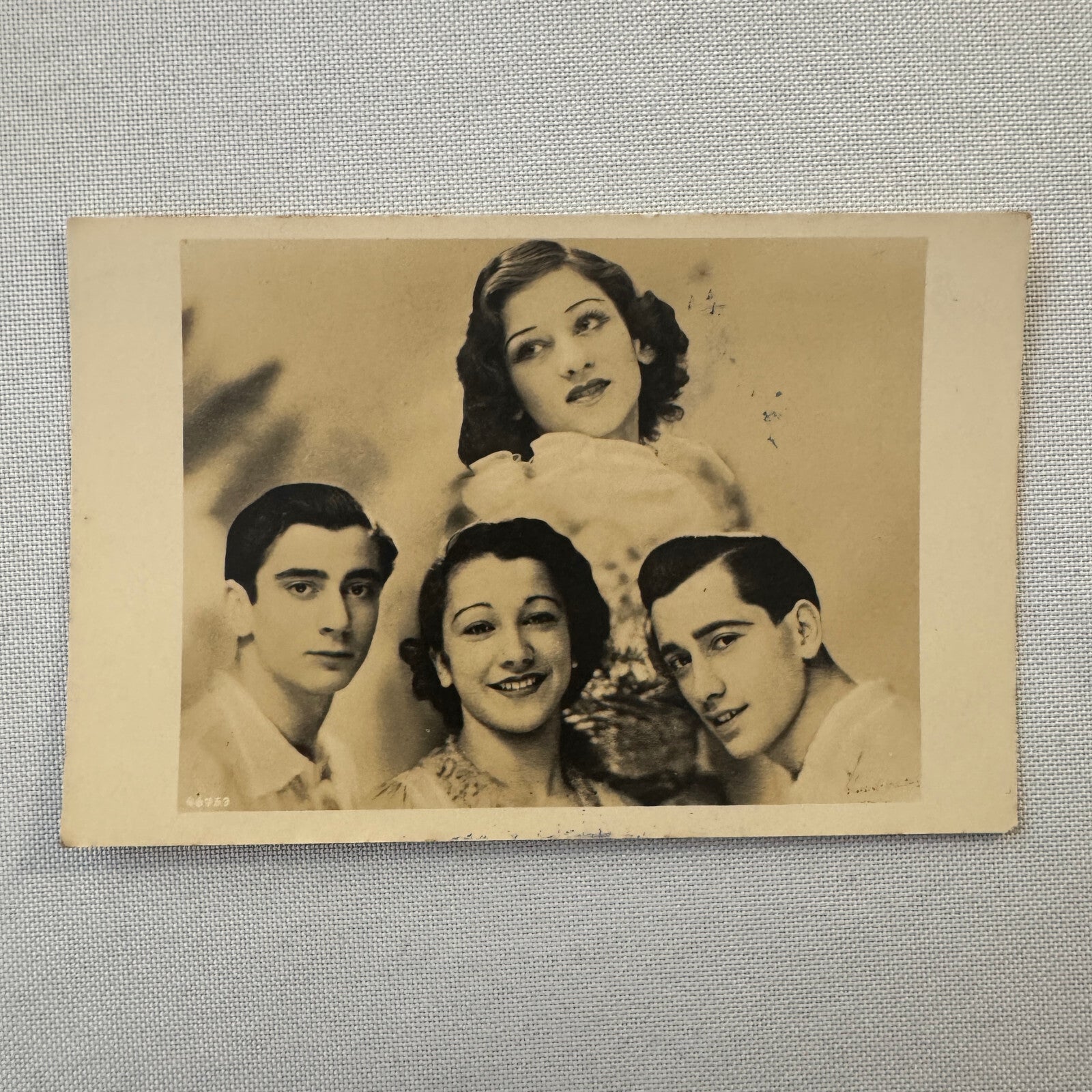 Circus Rollerskating Roller Skate Circus Act Photo Photograph Postcard Vintage