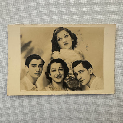 Circus Rollerskating Roller Skate Circus Act Photo Photograph Postcard Vintage