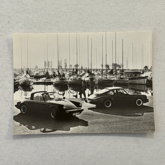 Porsche 911 Car Factory Press Photo Photograph Porsche 911 Targa Carrera 1982