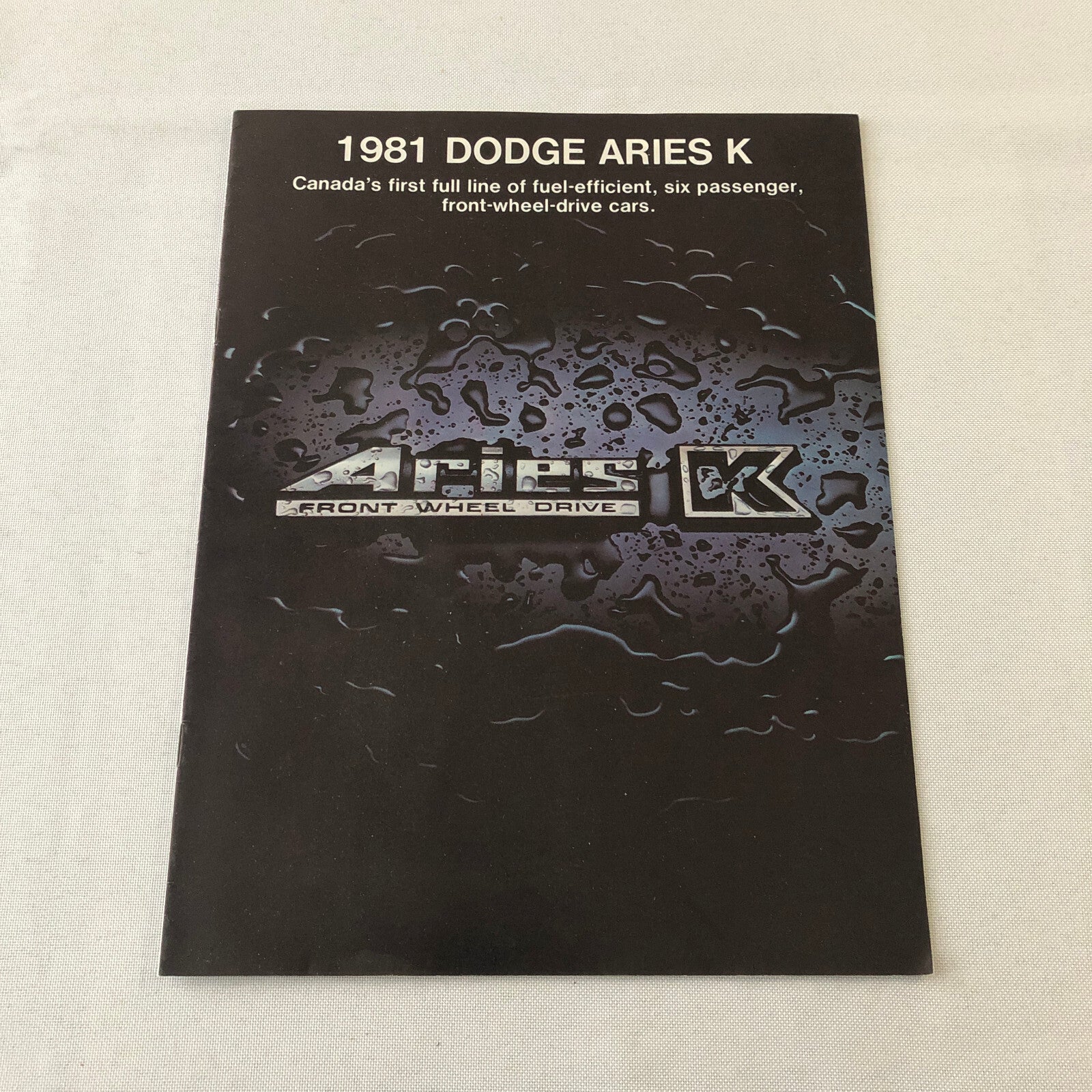 1981 Dodge Aries K Car Sales Brochure Catalog Coupe Sedan Station Wagon