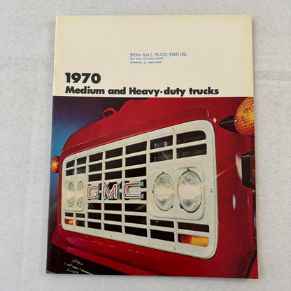 1970 GMC Heavy Duty and Medium Duty Truck Sales Brochure Catalog Astro Vintage