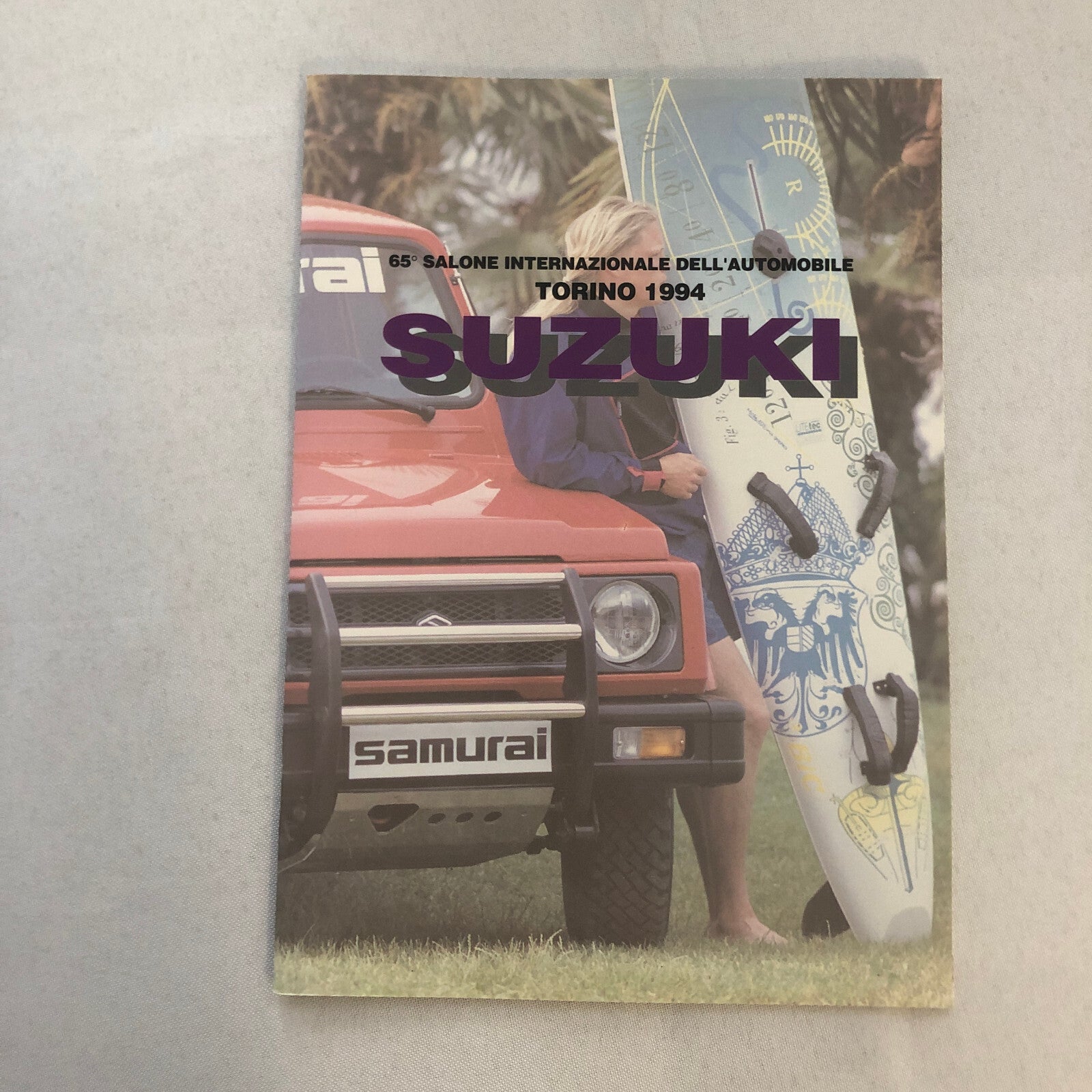1994 Suzuki Car Sales Brochure Catalog ITALIAN TEXT Samurai Vitara Swift GTI +