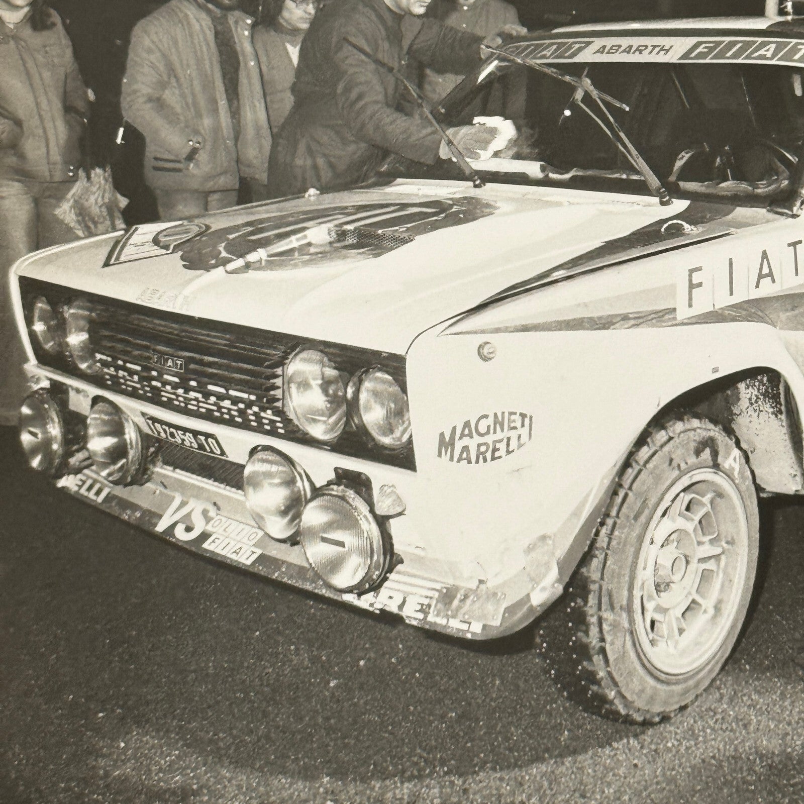 1980 Rallye Monte Carlo Press Photo Photograph DPPI Fiat Ritmo Abarth Car