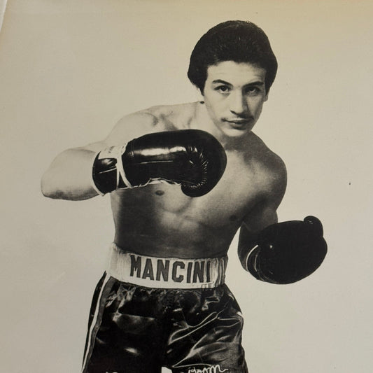 Vintage Boxing Photo Ray Mancini Boom Boom Mancini Photograph Boxer