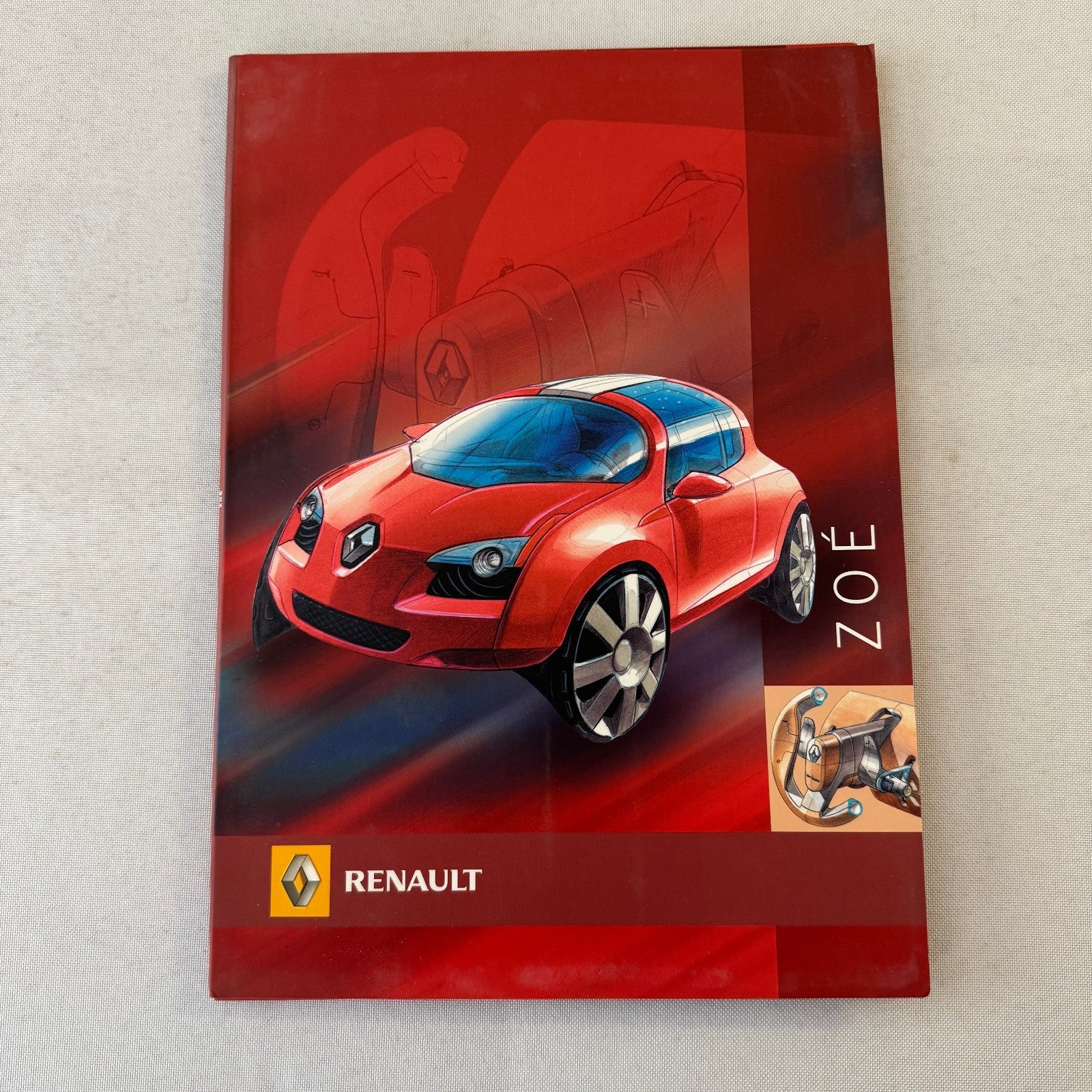 2005 Renault ZOE Concept Car Prototype Press Kit Brochure Photo CD GERMAN
