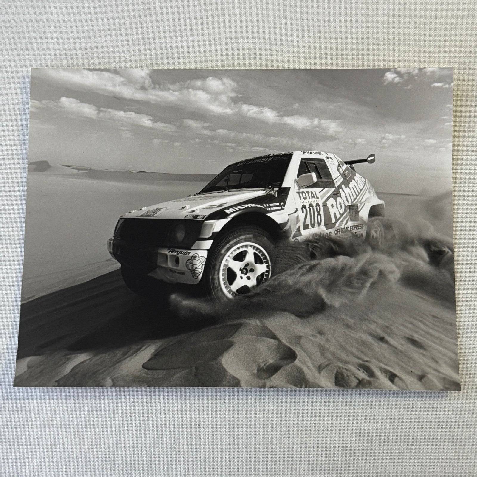 Rothmans Mitsubishi Pajero Rally Rallye Racing Press Kit 1993 Rally of Tunisia