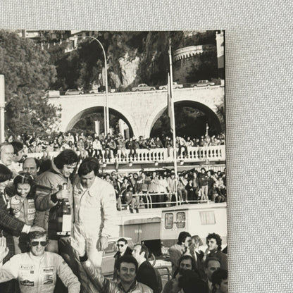 1980 Rallye Monte Carlo Press Photo Photograph DPPI Fiat 131 Abarth Car