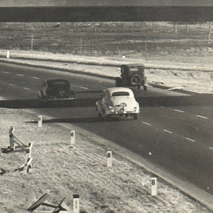 Vintage Cars on California Highway Photo Photograph Print Associated Press