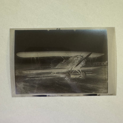 Vintage Photo Negative Curtiss XO-18 Airplane Plane Curtiss XO18 XO 18