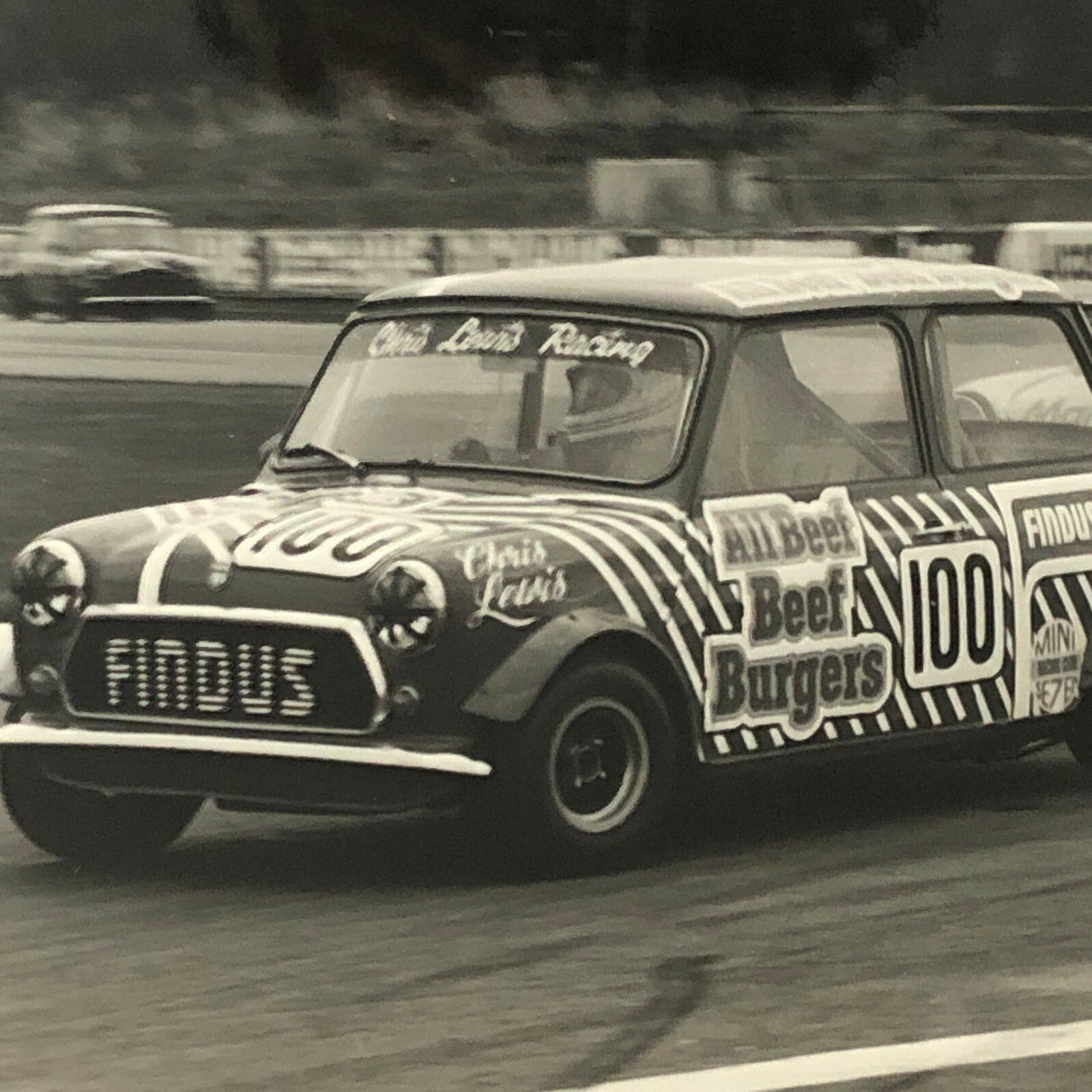 Vintage Austin Mini Racing Car Photo Photograph Print