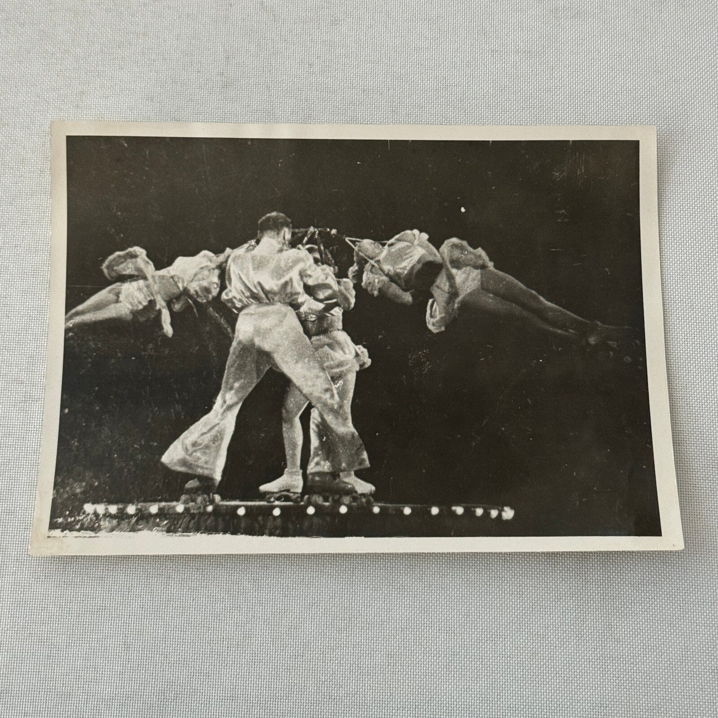 Vintage Rollerskating Roller Skate Circus Performer Photo Photograph