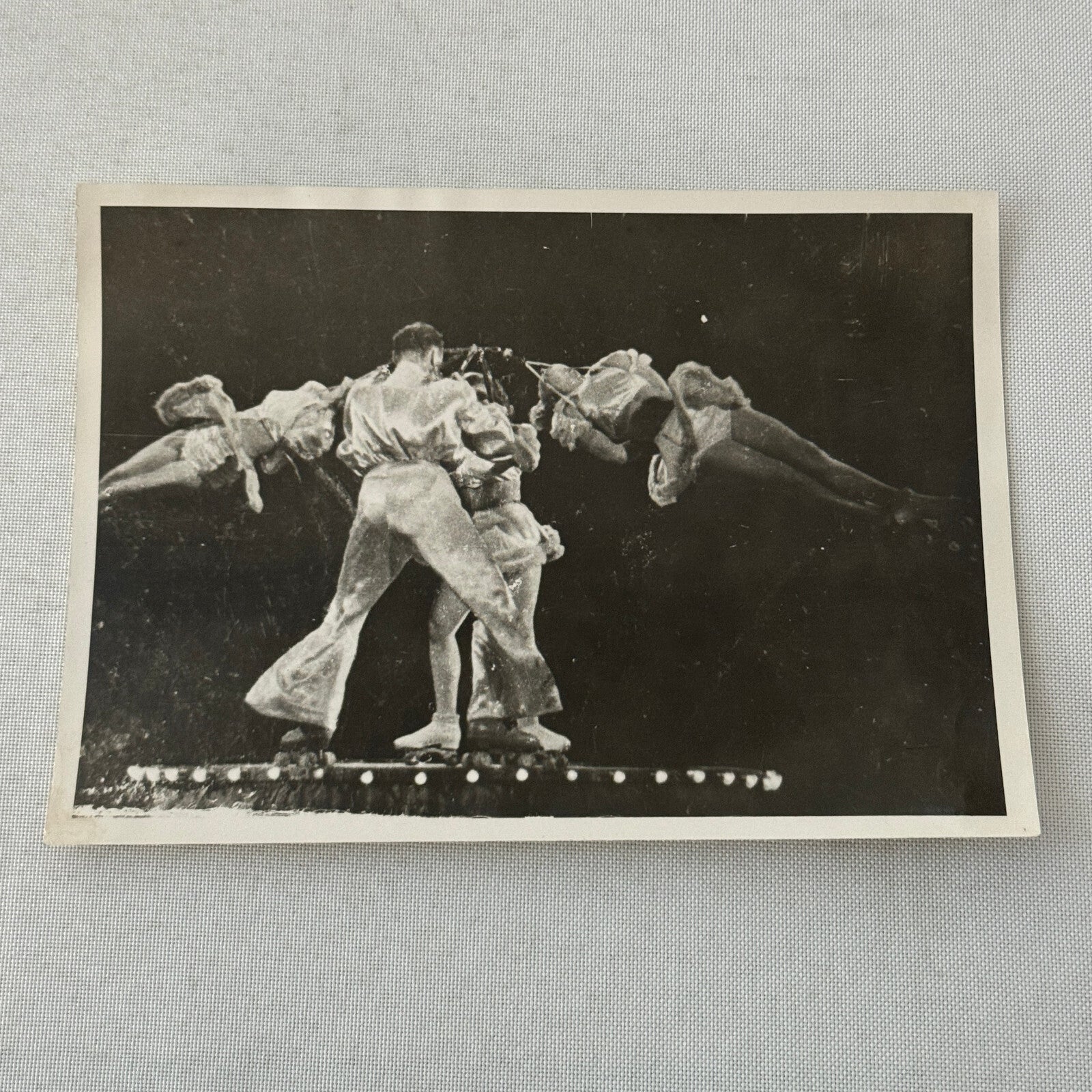 Vintage Rollerskating Roller Skate Circus Performer Photo Photograph