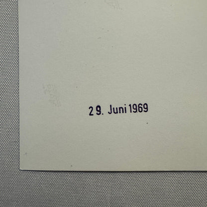 Vintage Racing Photo Porsche 908 Spyder Driver Rolf Stommelen Photograph 1969