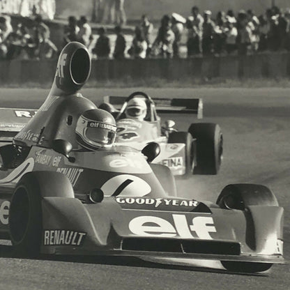 Vintage 1976 Formula 2 F2 Nogaro Grand Prix Racing Photo Photograph ELF Renault