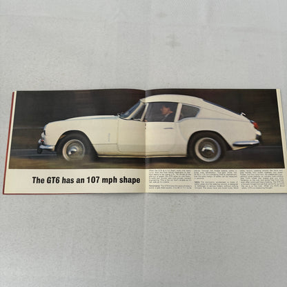 Triumph GT6 Car Sales Brochure Catalog Vintage