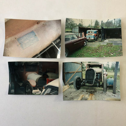 Vintage Hotchkiss Car Barn Find Junk Yard Parts Photo Photograph Print Lot of 11