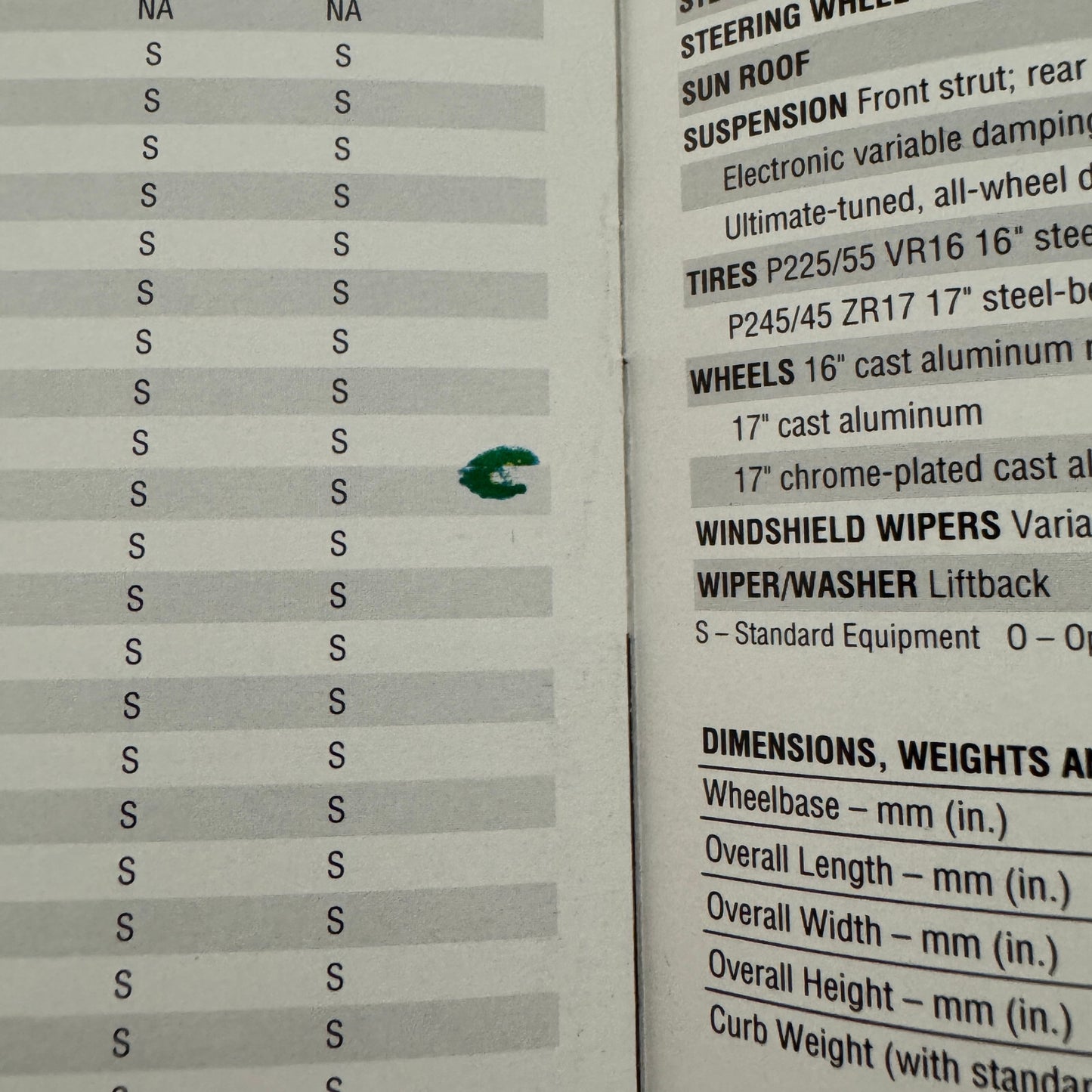 1993 Dodge Stealth Sports Car Sales Brochure Advertising