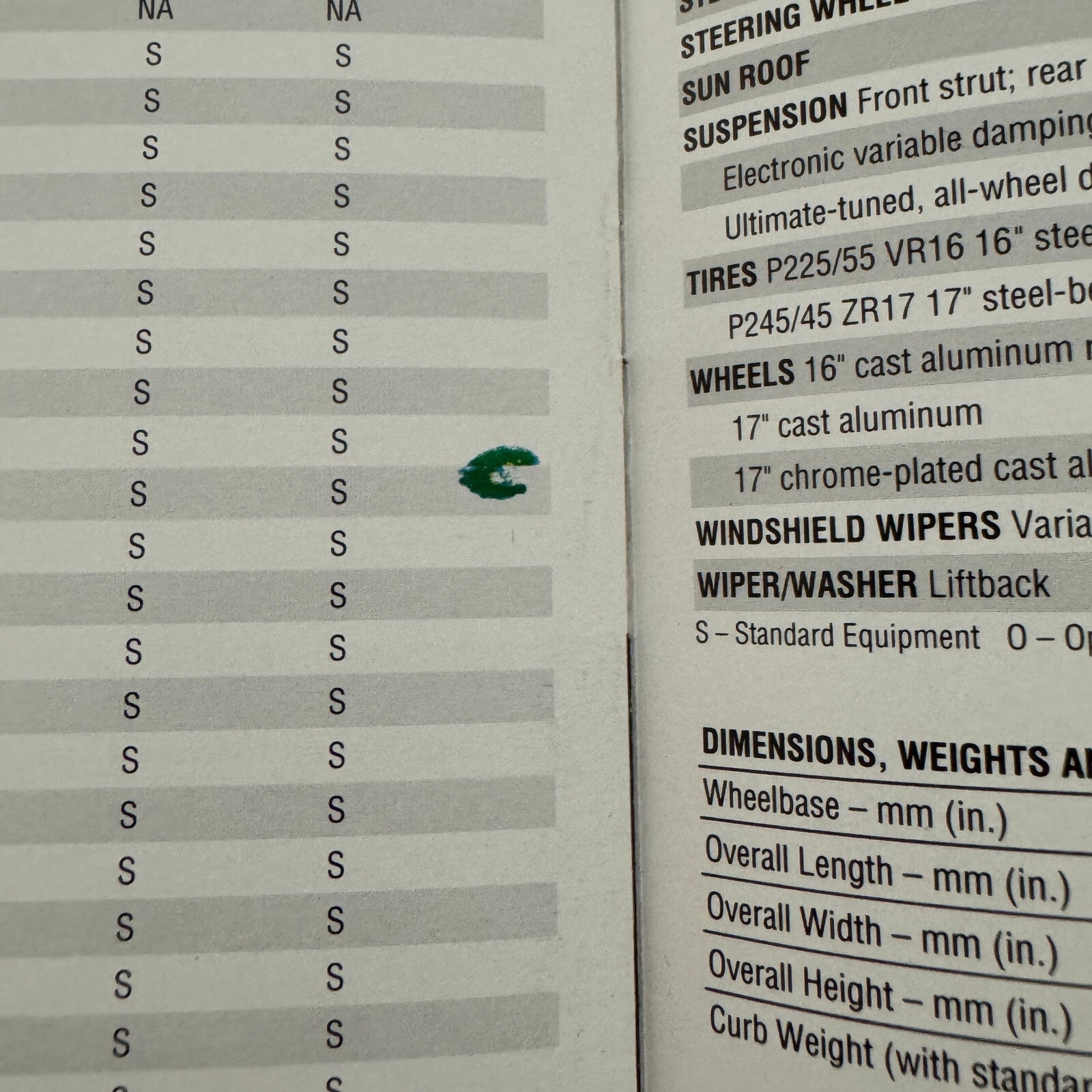 1993 Dodge Stealth Sports Car Sales Brochure Advertising