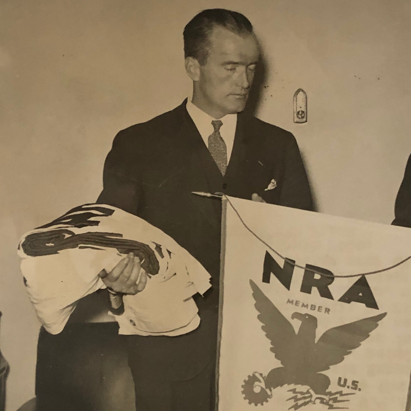 Press Photograph Admiral Byrd Expedition South Pole NRA National Recovery Admin