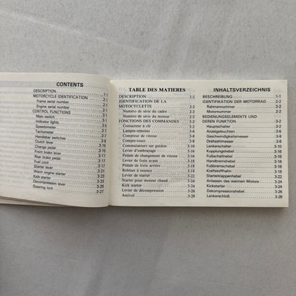Vintage Yamaha XT500 Motorcycle Bike Owners Manual Instruction Guide Book XT 500