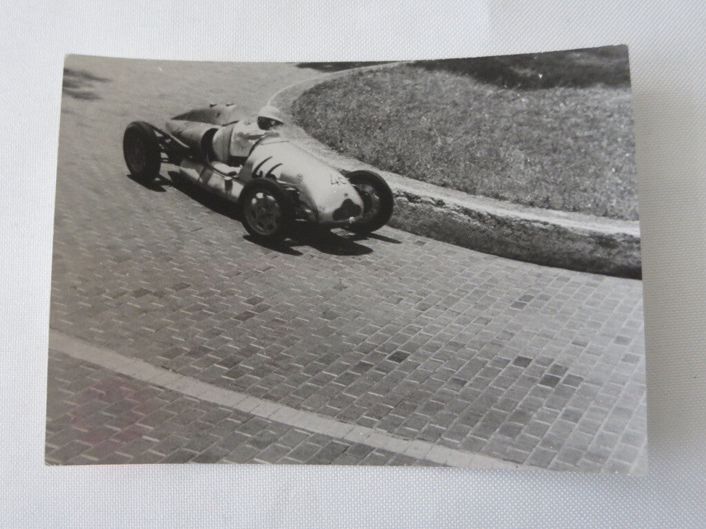 Vintage 1949 Racing Photo Photograph Stirling Moss Cooper T9 Mark II Car