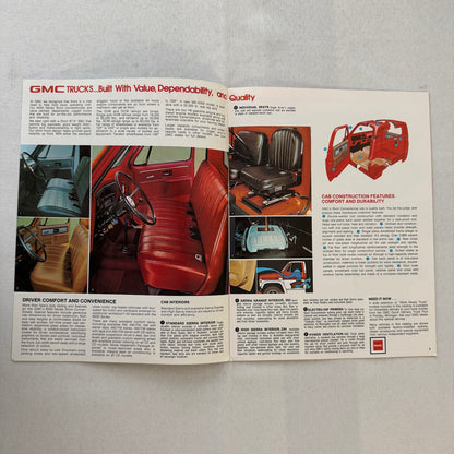 GMC 97.5 Conventional Series Truck Sales Brochure Catalog 6500 Series Vintage