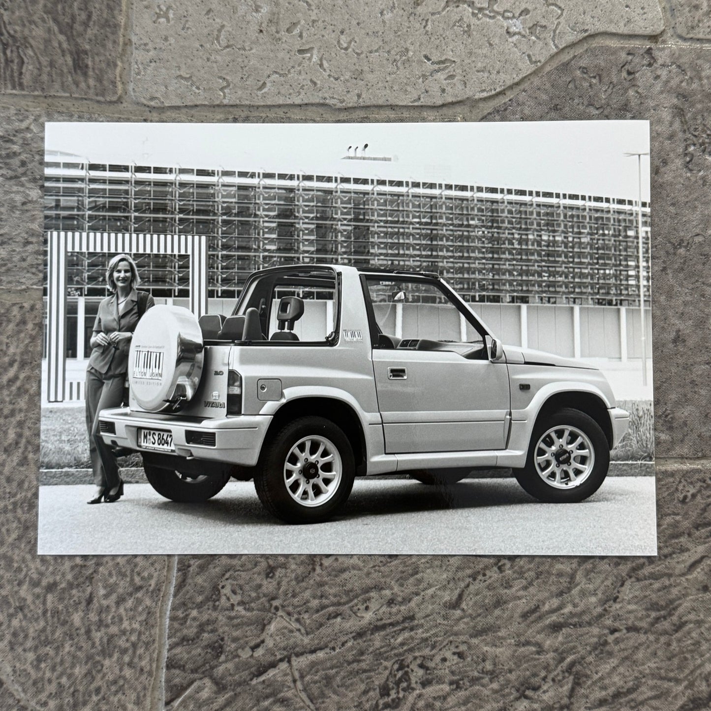 Suzuki Vitara Cabrio Elton John Edition Factory Press Photo Photograph Sidekick