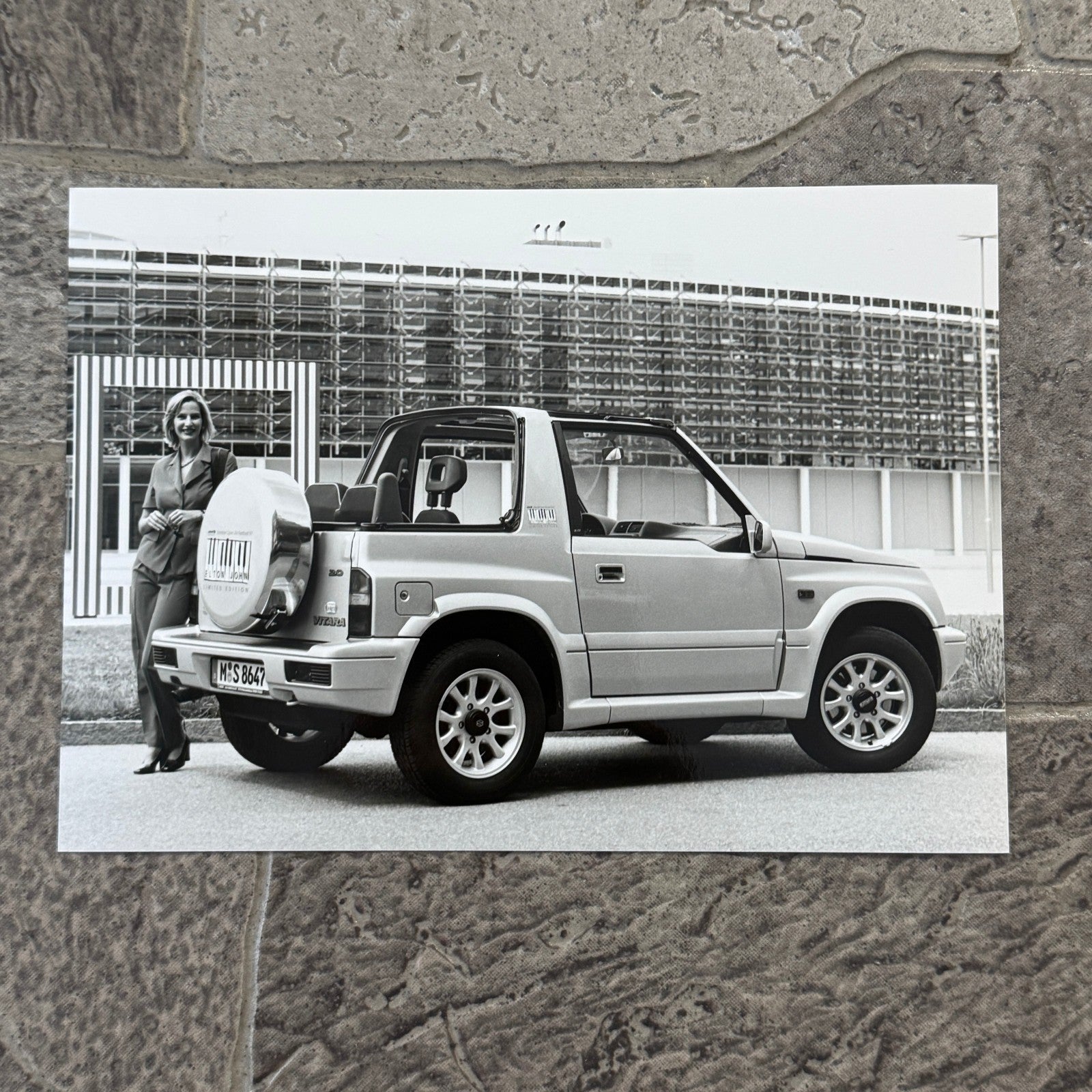 Suzuki Vitara Cabrio Elton John Edition Factory Press Photo Photograph Sidekick