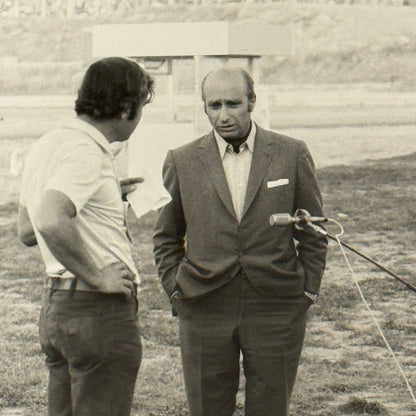 Vintage Racing Photo Juan Manuel Fangio Rome Grand Prix F2 Race Italy Motorsport