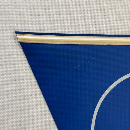 Vintage Mercedes Benz Flag Pennant Star Logo