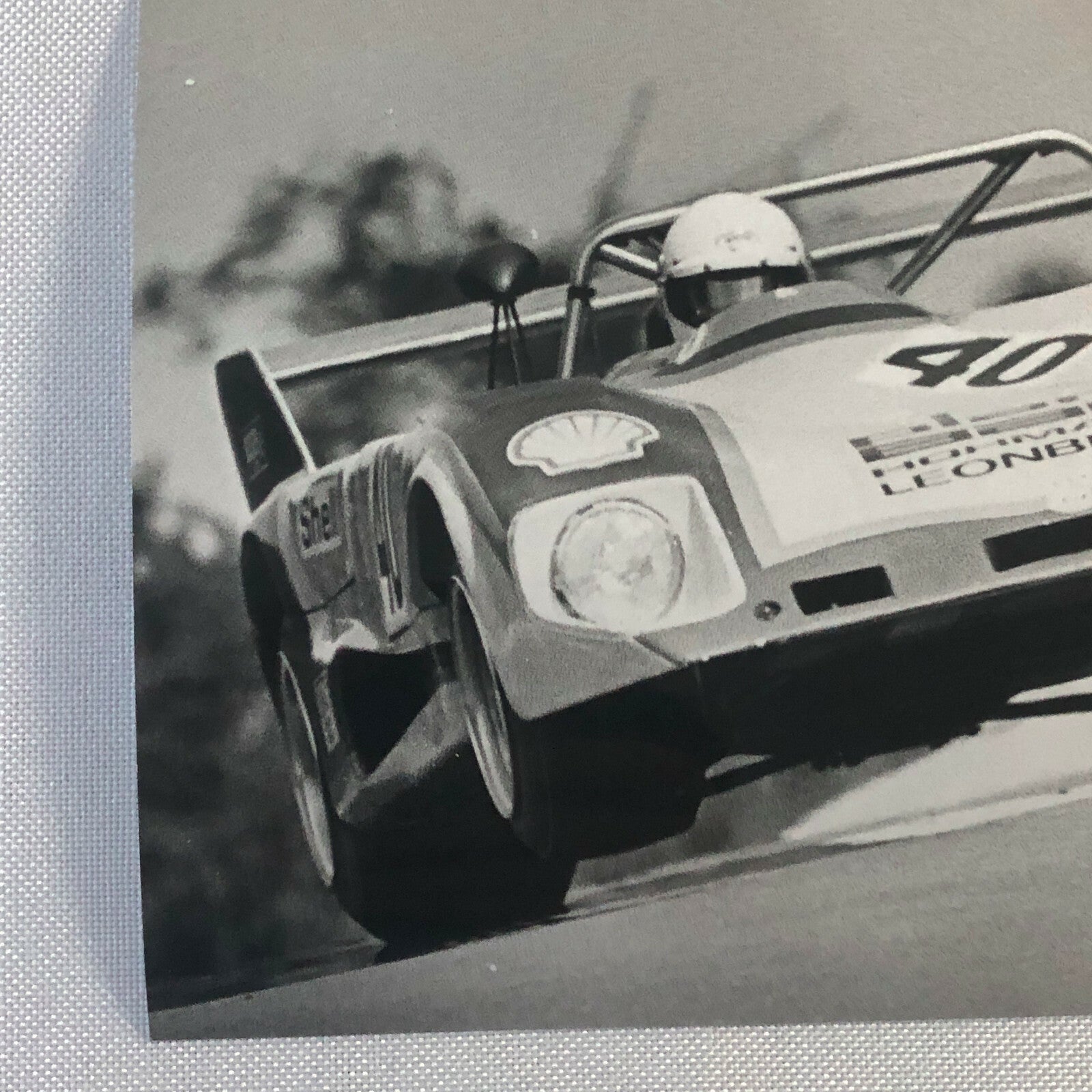 Vintage Racing Photo Photograph 1976 300KM Nurburgring Lola T294 BMW Car Bross