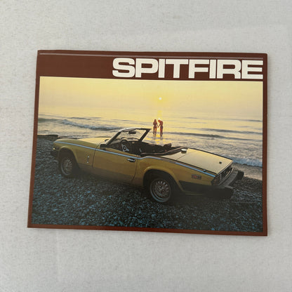 Triumph Spitfire Car Sales Brochure Catalog Advertising