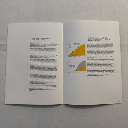 Bentley and the Future of Bio Fuels Car Sales Brochure Catalog Advertising 2009