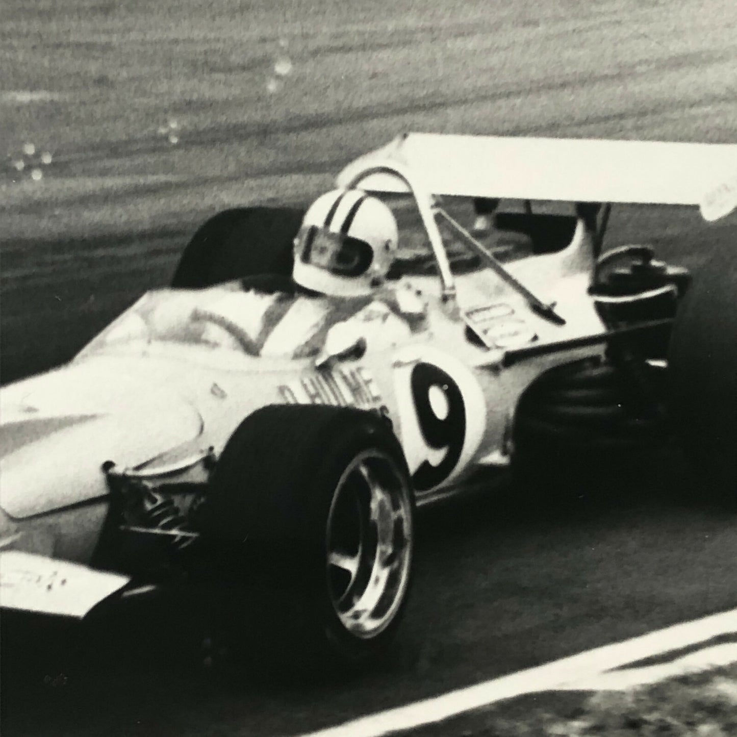 Vintage Racing Car Photo Photograph Print Denny Hulme McLaren Brands Hatch 1970