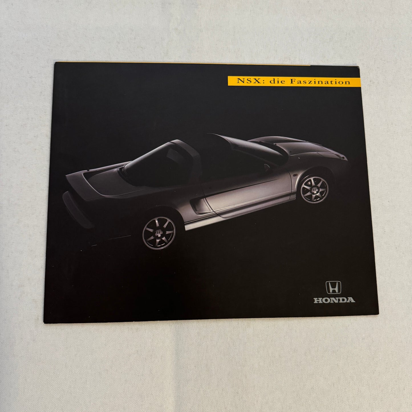 Honda NSX Car Sales Brochure Catalog Advertising GERMAN Text Acura NSX NSX-T