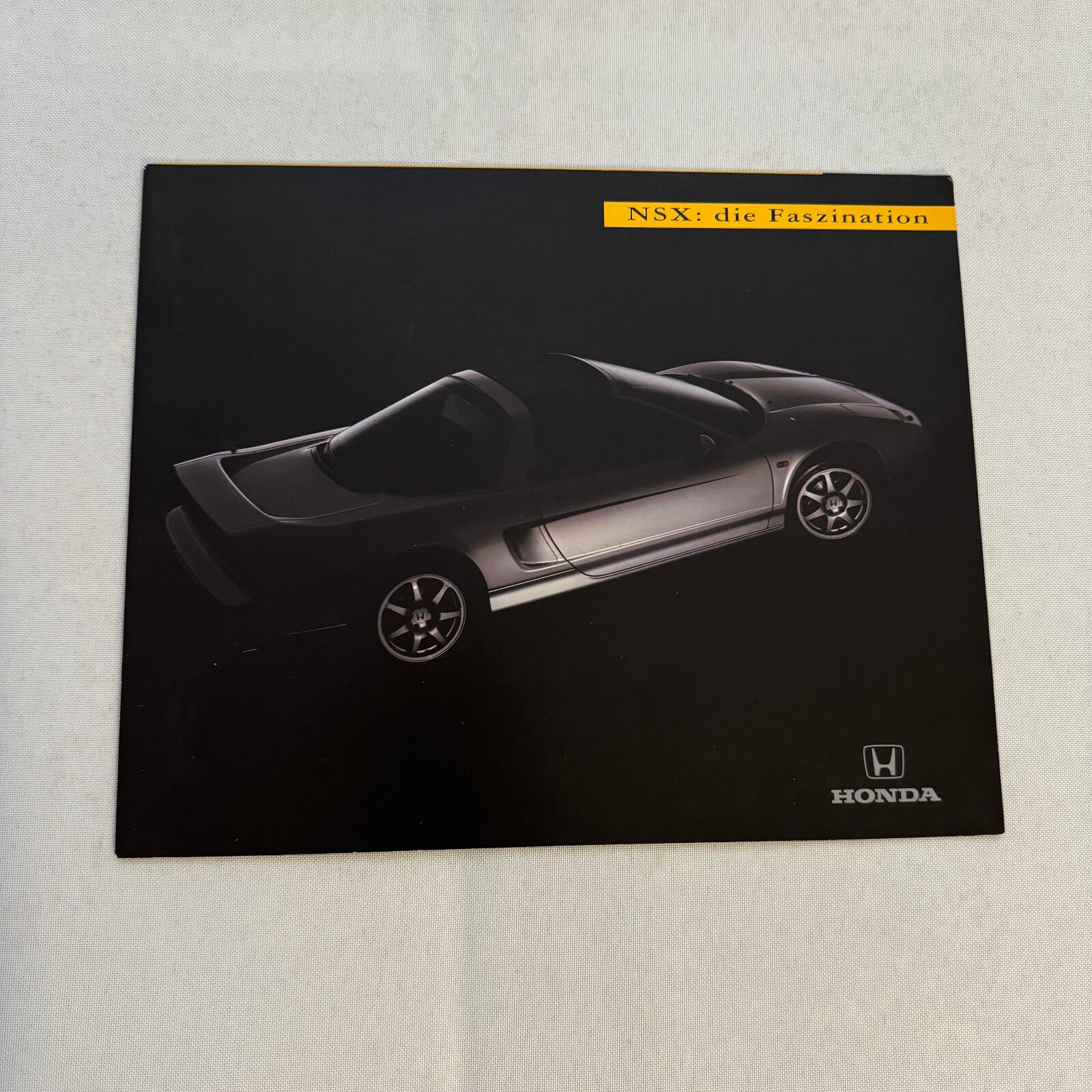 Honda NSX Car Sales Brochure Catalog Advertising GERMAN Text Acura NSX NSX-T