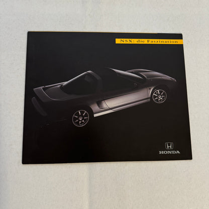 Honda NSX Car Sales Brochure Catalog Advertising GERMAN Text Acura NSX NSX-T