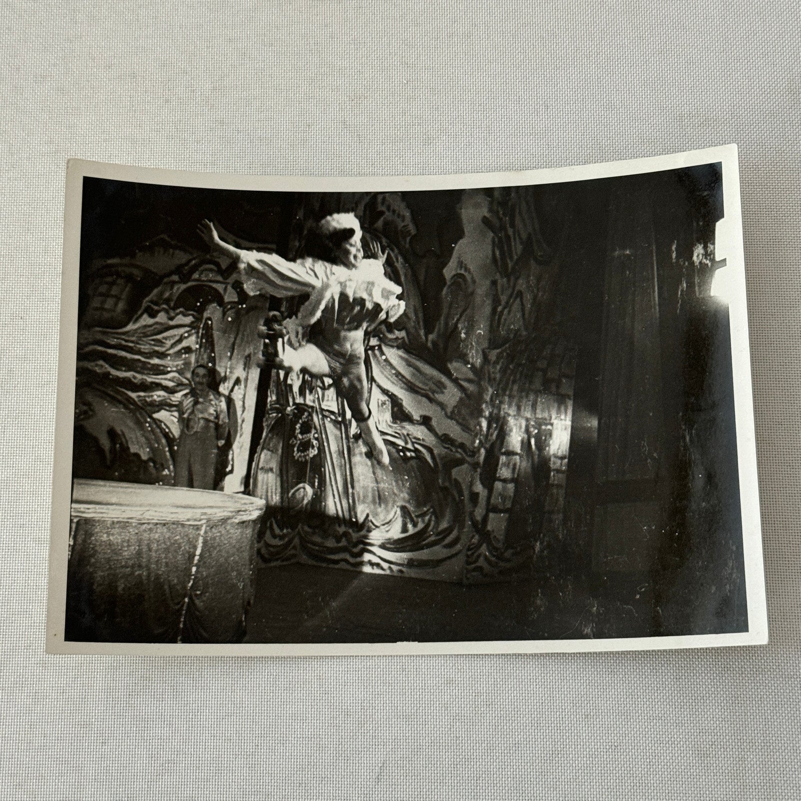 Vintage Rollerskating Roller Skate Circus Performer Photo Photograph