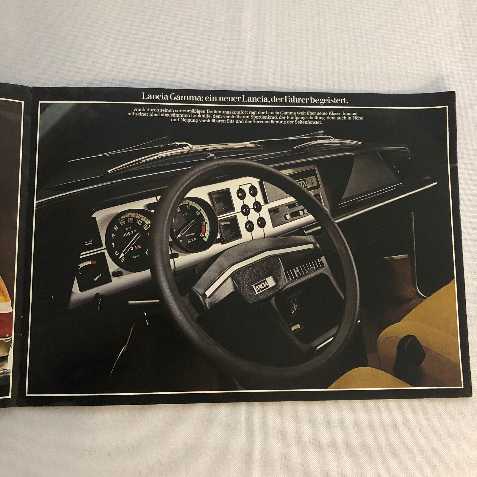 Lancia Gamma Berlina Car Sales Brochure Catalog GERMAN TEXT