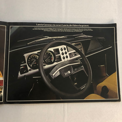 Lancia Gamma Berlina Car Sales Brochure Catalog GERMAN TEXT