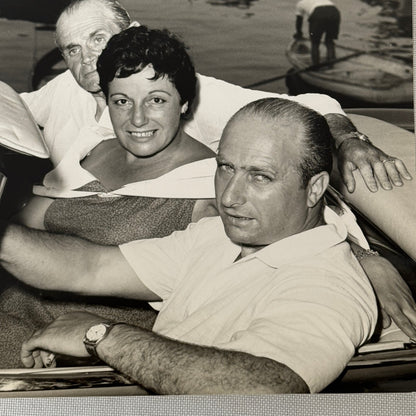 Juan Manuel Fangio Retirement Vacation Holiday Italian Press Photo F1 Racing
