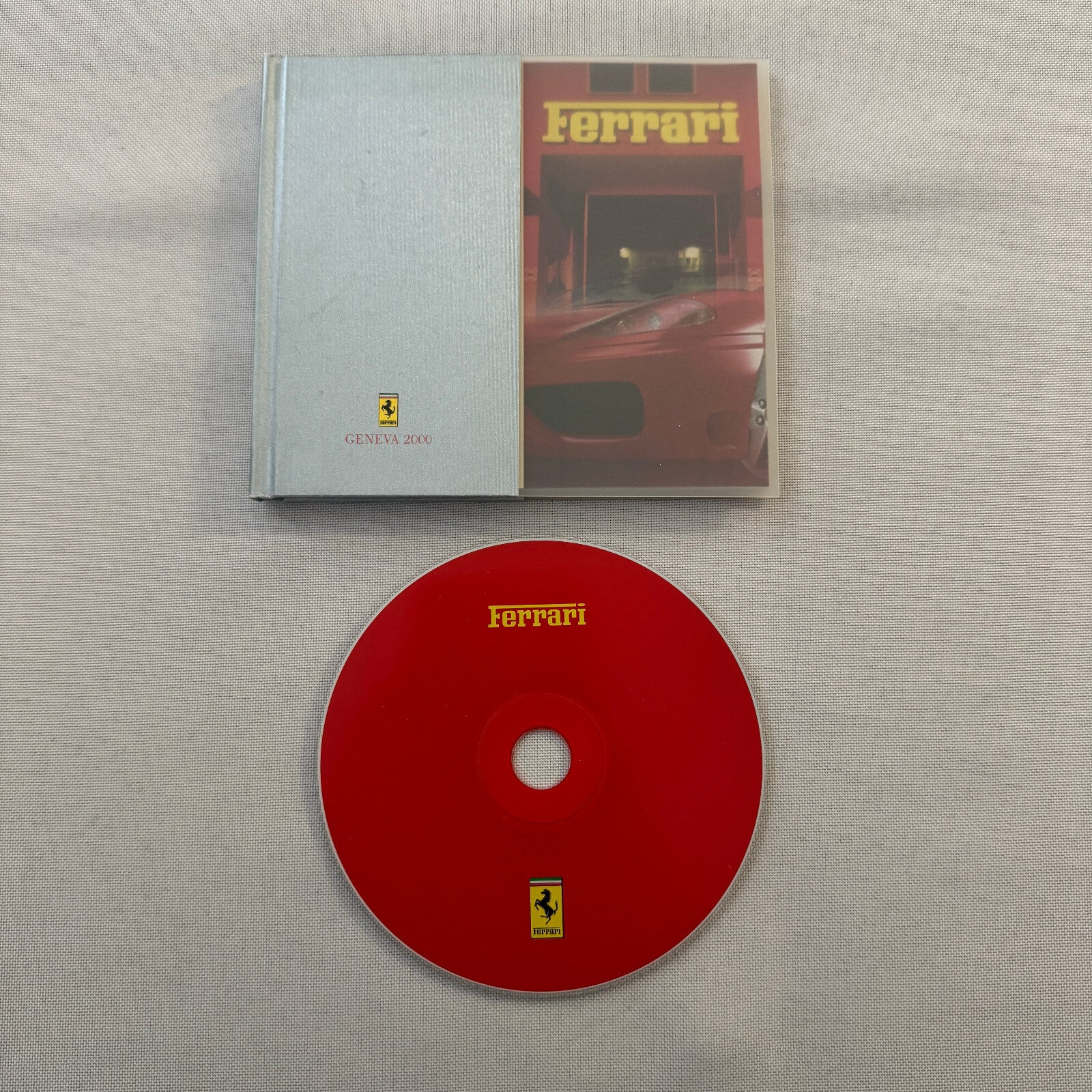 2000 Ferrari Press Kit CD Brochure Ferrari 360 Spider 550 Maranello 456 GT
