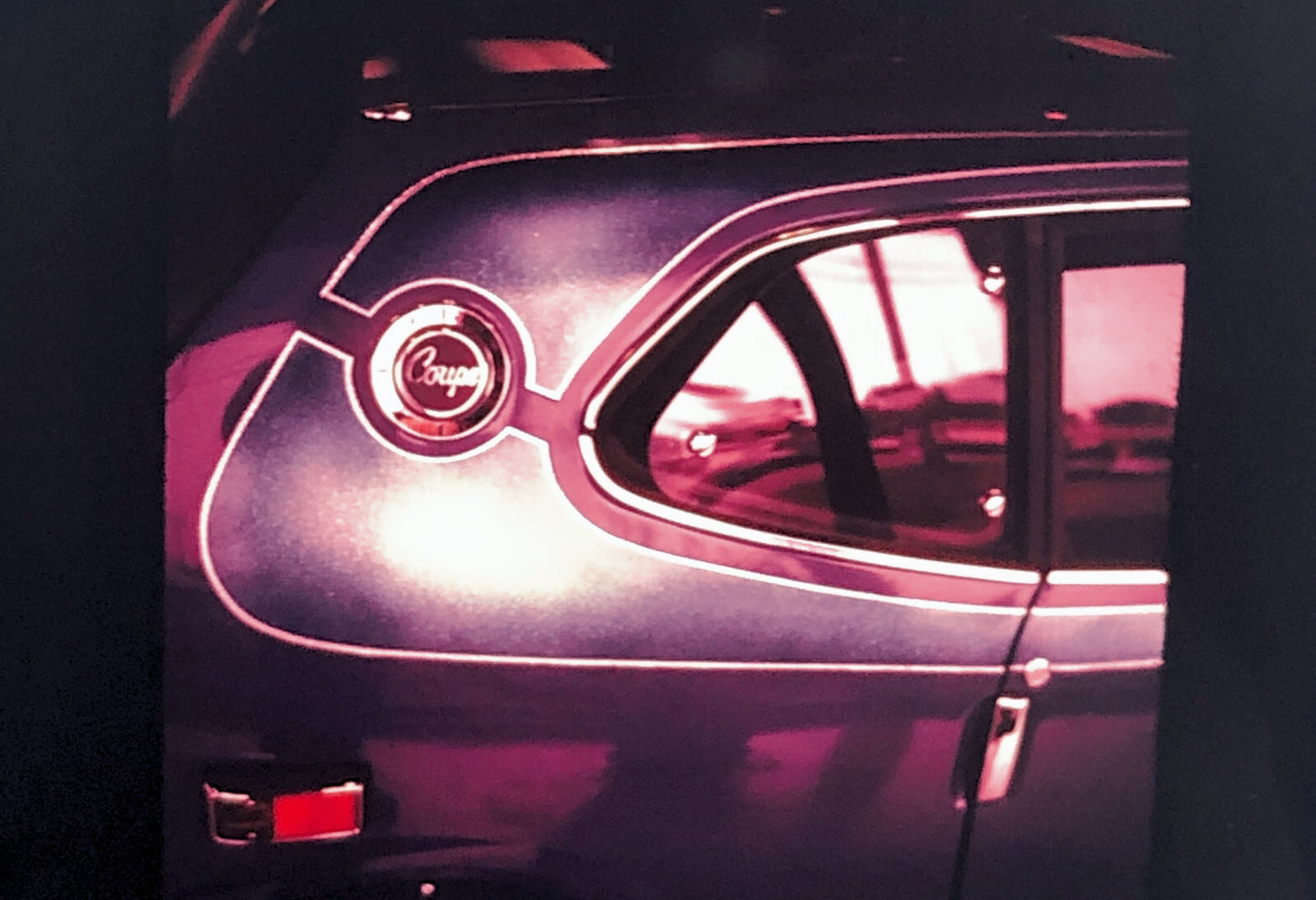 35MM Vintage Photo Slide Honda Car Modification Design Stripe