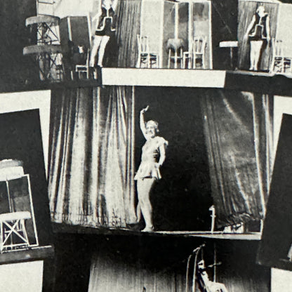 Vintage Circus Acrobat Balancing Act Postcard Post Card Lilian Ariston Company