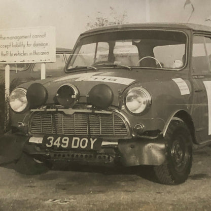 Vintage MINI Racing Car Photo Photograph Print 