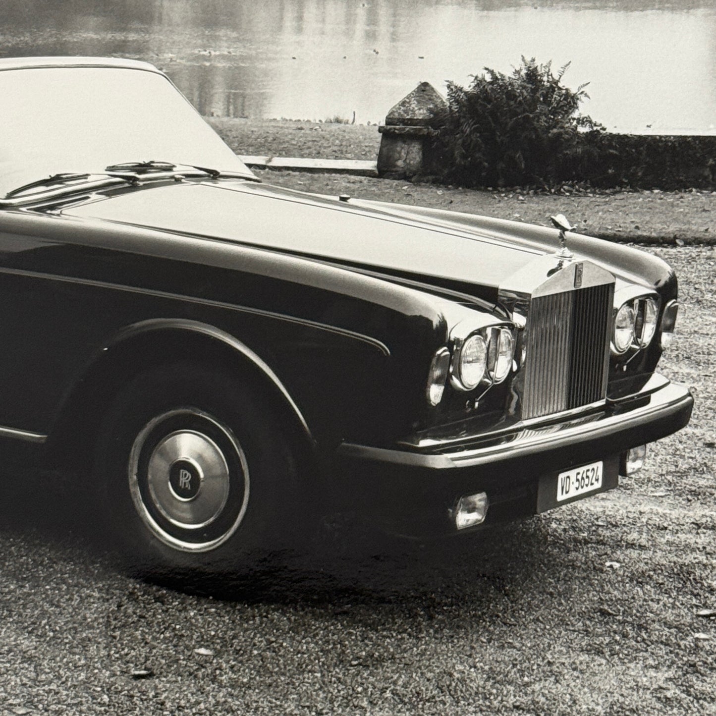 Rolls Royce Corniche Convertible Car Factory Press Photo Photograph Print 1980