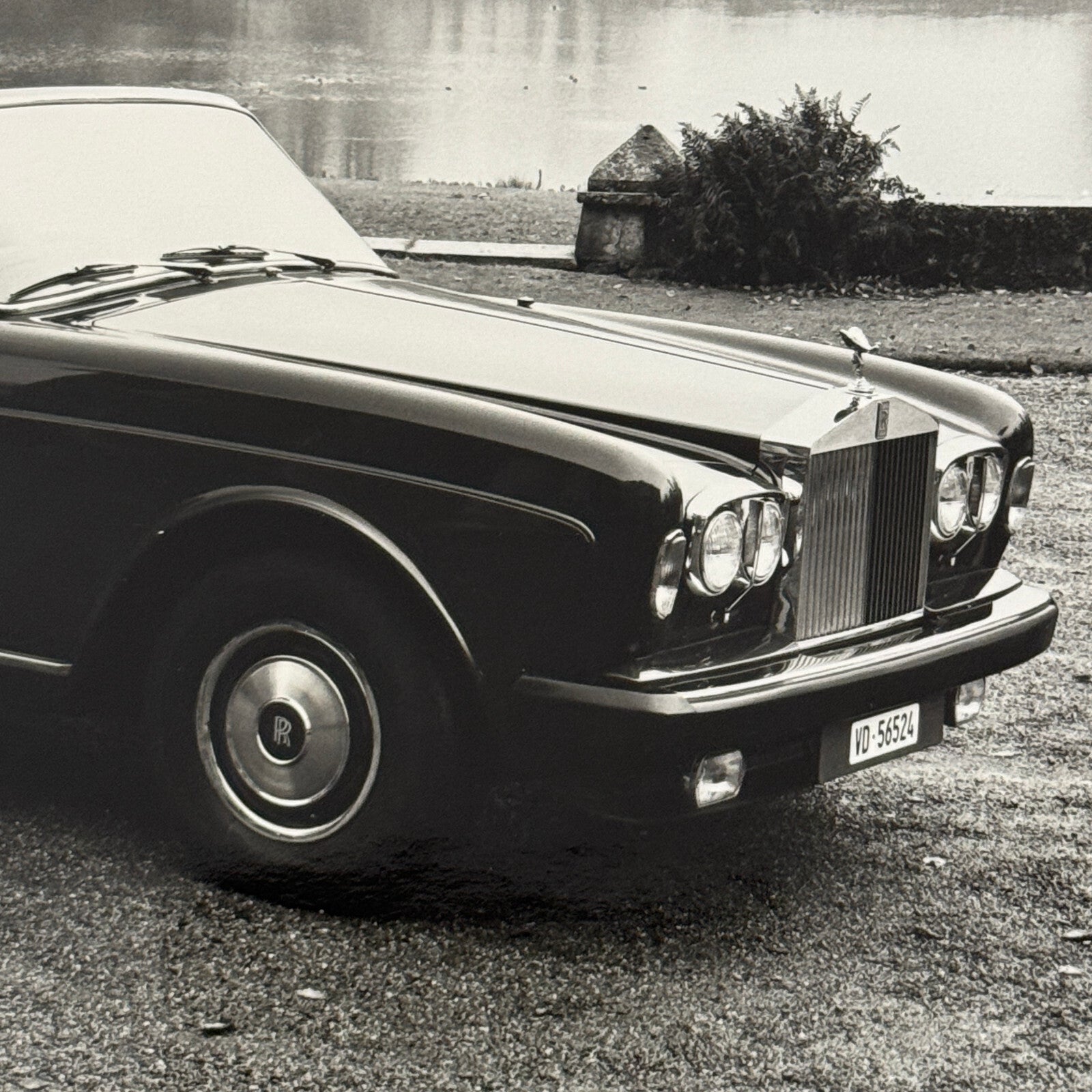 Rolls Royce Corniche Convertible Car Factory Press Photo Photograph Print 1980