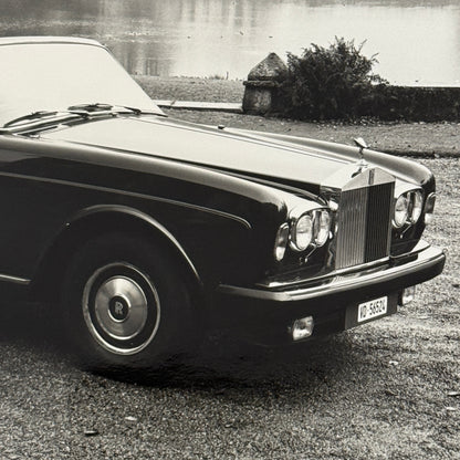 Rolls Royce Corniche Convertible Car Factory Press Photo Photograph Print 1980