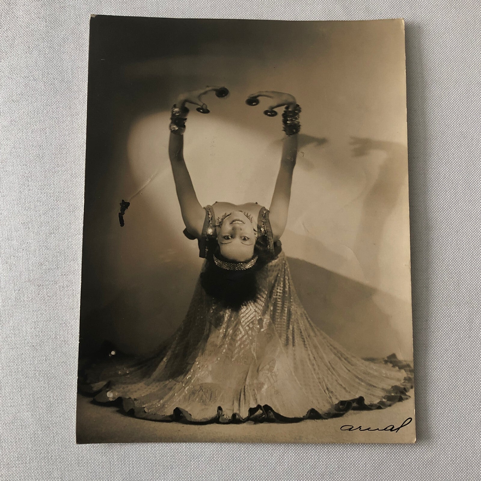 Beautiful Dancer in Costume Dance Vintage Photograph Photo