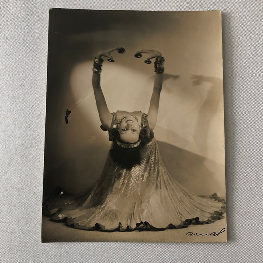 Beautiful Dancer in Costume Dance Vintage Photograph Photo
